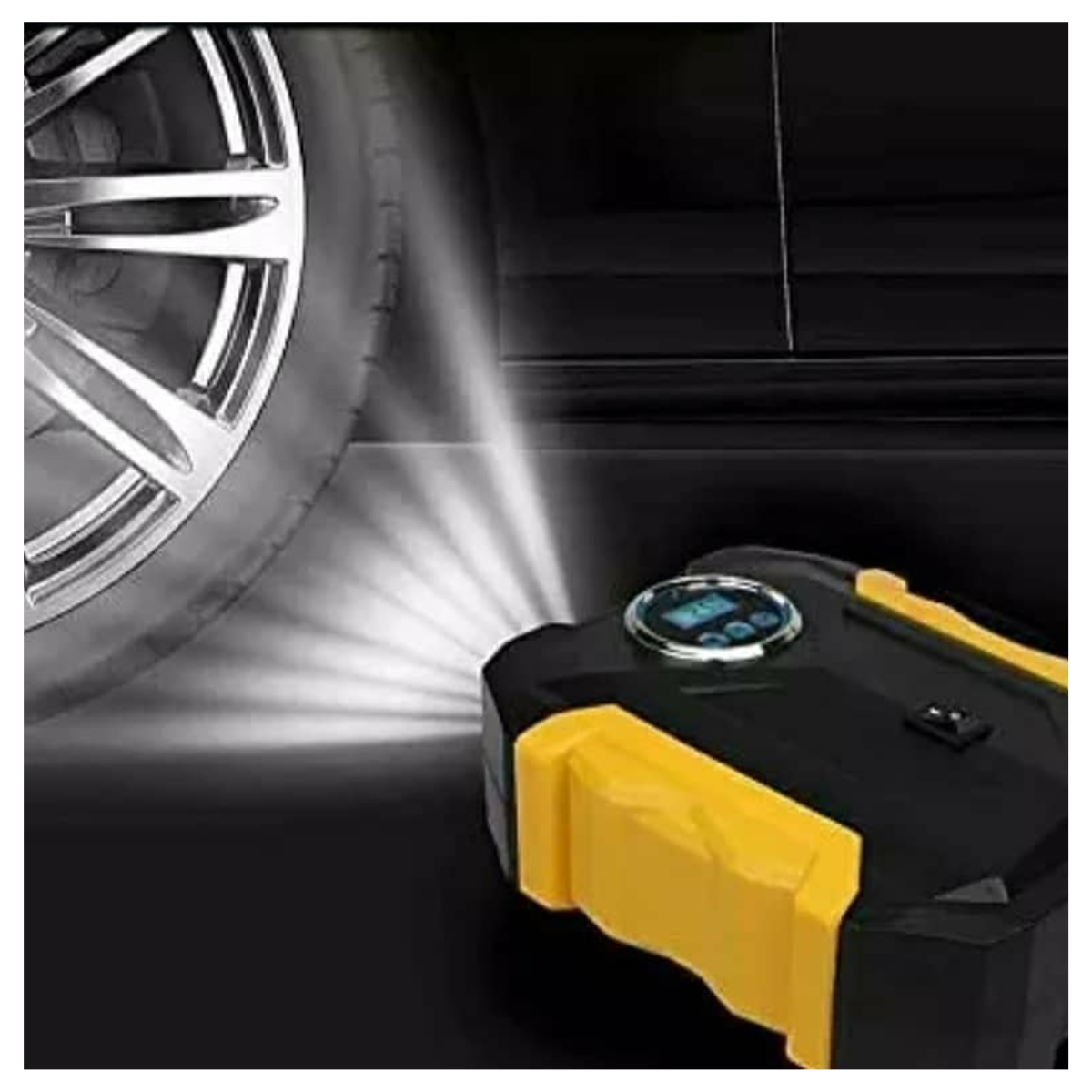 Inflador de Neumáticos Portátil Digital 12V – Compacto y Preciso