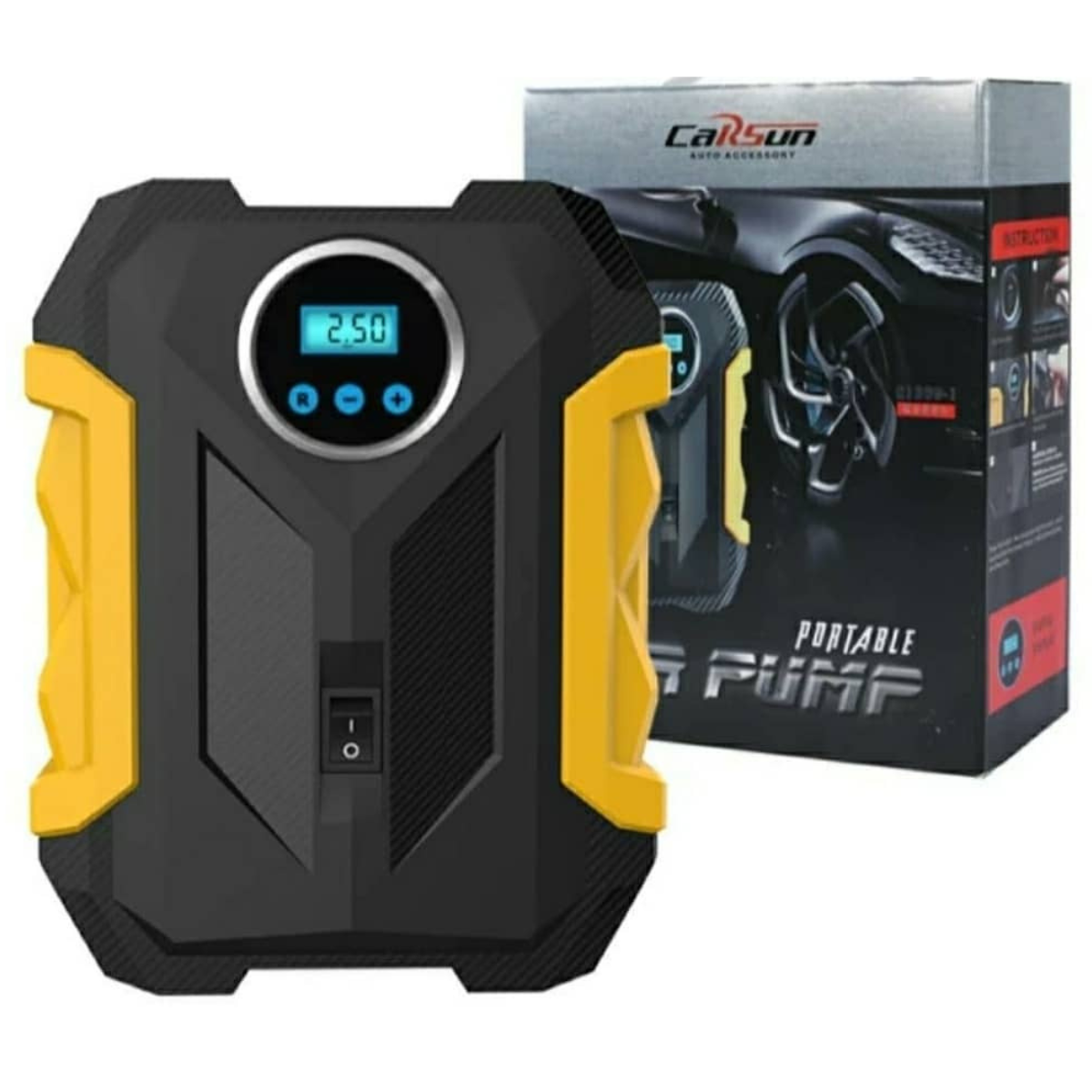 Inflador de Neumáticos Portátil Digital 12V – Compacto y Preciso