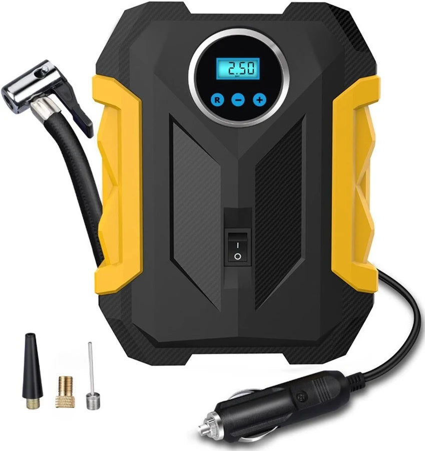 Inflador de Neumáticos Portátil Digital 12V – Compacto y Preciso